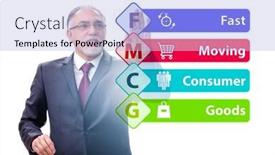  Presentation with fmcg - Slide deck enhanced with fmcg-concept-fast-moving-consumer background and a light blue colored foreground