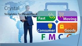  Presentation with fmcg - Theme enhanced with fmcg-concept-fast-moving-consumer background and a light blue colored foreground