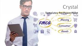  Presentation with fmcg - Presentation with fmcg-concept-fast-moving-consumer background and a white colored foreground