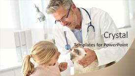  Presentation with veterinary - PPT theme with fmea - veterinary injecting product to prevent background and a soft green colored foreground