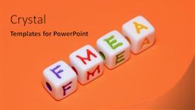  Presentation with failure - Presentation with fmea-text-on-beads-failure background and a red colored foreground