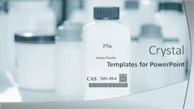  Presentation with fluoride - Presentation having fna-sodium-fluoride-cas-7681 background and a sky blue colored foreground