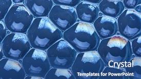  Presentation with foam - Beautiful slides featuring foam background backdrop and a ocean colored foreground