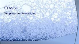  Presentation with foam - Theme enhanced with foam background background and a sky blue colored foreground