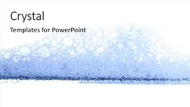  Presentation with soap foam suds - Audience pleasing PPT layouts consisting of foam background backdrop and a white colored foreground