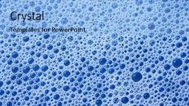 Presentation with foam - Theme with foam background background and a light blue colored foreground