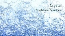  Presentation with foam - Amazing PPT theme having foam background backdrop and a sky blue colored foreground