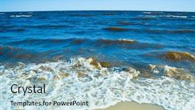  Presentation with foam - PPT theme featuring foam gushing background and a  colored foreground