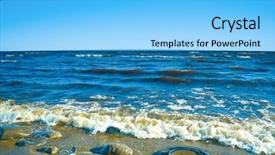  Presentation with foam - Amazing slides having foam gushing backdrop and a light blue colored foreground