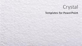  Presentation with foam - Audience pleasing PPT layouts consisting of foam-plastic-macro-texture backdrop and a sky blue colored foreground