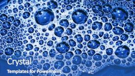  Presentation with soap - Theme with foaming foaming - background of a closeup background and a teal colored foreground