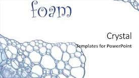  Presentation with octopus on isolated white - PPT theme with foaming foaming - foam isolated on white background and a white colored foreground