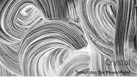  Presentation with black abstract - Slide deck featuring foamy-wawe-stains-on-black background and a light gray colored foreground