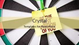  Presentation with best - Theme having focus high growth - be the best version background and a blonde colored foreground