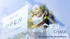  Presentation with normal - Cool new PPT layouts with focus-on-restaurant-signage-asian backdrop and a light blue colored foreground