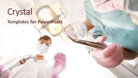  Presentation with mouth tooth - PPT layouts featuring focus on the pulled tooth background and a lemonade colored foreground