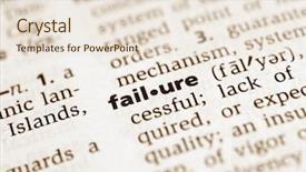  Presentation with dictionary - Amazing slide deck having focus-on-the-word-failure backdrop and a lemonade colored foreground
