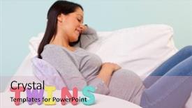  Presentation with pregnant - Amazing slides having focus on the word twin backdrop and a soft green colored foreground