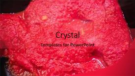  Presentation with packaging - Beautiful PPT theme featuring focus on tomato sauce in the packaging backdrop and a red colored foreground