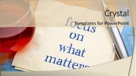  Presentation with smile focus - Amazing slide set having focus on what matters reminder backdrop and a lemonade colored foreground