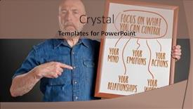  Presentation with mentor - Presentation enhanced with focus background and a coral colored foreground