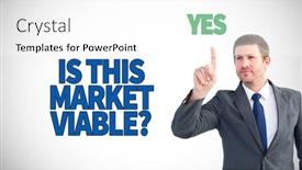  Presentation with finger - Presentation theme consisting of focused-businessman-pointing-with-finger background and a white colored foreground