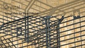  Presentation with david star - Presentation design consisting of focused-view-of-a-star and a coral colored foreground