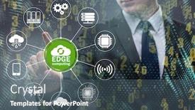  Presentation with fog computing - Amazing slides having fog-and-edge-cloud-computing backdrop and a gray colored foreground