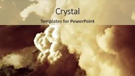  Presentation with fog computing - PPT layouts featuring fog computing - dense red clouds computer modified background and a blonde colored foreground