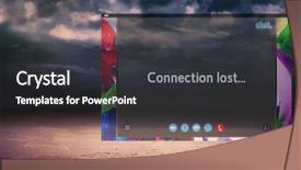  Presentation with fog computing - Beautiful theme featuring fog computing - digital composite of connection lost backdrop and a  colored foreground