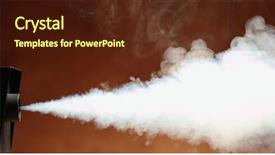  Presentation with vapor - Cool new presentation with fog machine in action backdrop and a tawny brown colored foreground