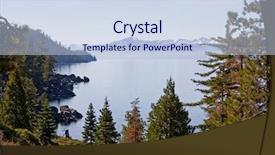  Presentation with tahoe - Colorful PPT layouts enhanced with fog over lake tahoe backdrop and a sky blue colored foreground