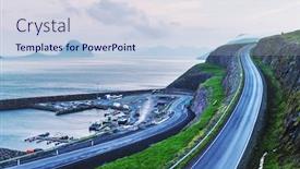  Presentation with cars - Theme enhanced with foggy-morning-view background and a lemonade colored foreground