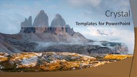  Presentation with foggy - Theme having foggy-view-of-the-national background and a light blue colored foreground