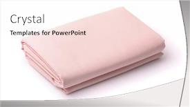  Presentation with cotton - Theme with folded-cotton-bedding-sheets-isolated background and a sky blue colored foreground