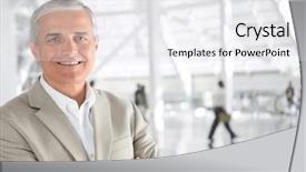  Presentation with passengers - Amazing PPT layouts having folded in an airport concourse backdrop and a white colored foreground