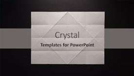  Presentation with black paper texture black - Slide set with folded-paper-at-black-background background and a  colored foreground