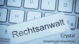  Presentation with file folder - Presentation theme with folder for files in hanging background and a  colored foreground