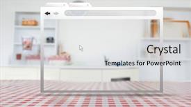  Presentation with white wine and red - Presentation theme featuring folder tabs - digital internet window open background and a  colored foreground