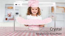  Presentation with internet - Audience pleasing presentation theme consisting of folder tabs - digital internet window showing girl backdrop and a  colored foreground