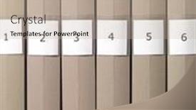  Presentation with row of textile looms weaving - Audience pleasing theme consisting of folders-in-a-row backdrop and a mint green colored foreground