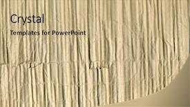  Presentation with corrugated cardboard - Beautiful slides featuring folding carton - beige kraft paper texture cardboard backdrop and a coral colored foreground