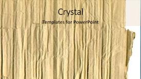  Presentation with corrugated cardboard - Theme with folding carton - beige kraft paper texture cardboard background and a yellow colored foreground