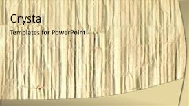  Presentation with corrugated cardboard - Audience pleasing theme consisting of folding carton - beige kraft paper texture cardboard backdrop and a blonde colored foreground