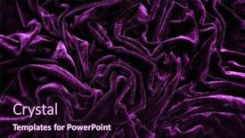  Presentation with deep - Audience pleasing PPT theme consisting of folds-of-deep-purple-velvet backdrop and a wine colored foreground