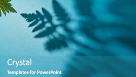  Presentation with dark simple - Amazing theme having foliate pattern of shadows backdrop and a teal colored foreground