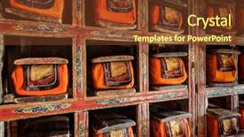  Presentation with manuscript - Cool new presentation theme with folios of old manuscripts backdrop and a tawny brown colored foreground