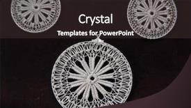  Presentation with lace design - PPT layouts featuring folk art - lace background traditional floral design background and a dark gray colored foreground