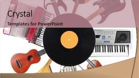  Presentation with musical instruments latin america - Presentation with folk art songs - collage of musical instruments isolated background and a coral colored foreground