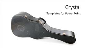  Presentation with life procesess - Theme enhanced with folk music - acoustic guitar case in real background and a white colored foreground